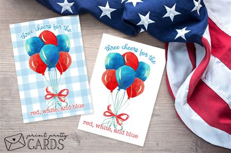 Free Printable Patriotic Cards | Print Pretty Cards