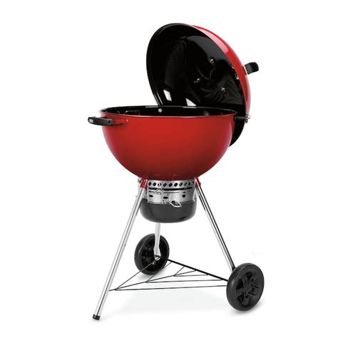 Weber Limited Edition Original Kettle Premium 22 In W Red Kettle Charcoal Grill At