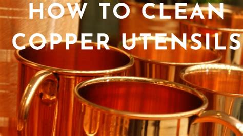 How To Clean Copper Utensils ताम्बे के बर्तन को साफ करने का आसान तरीका Youtube