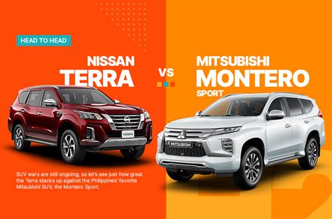 Head To Head Nissan Terra Vs Mitsubishi Montero Sport Autodeal