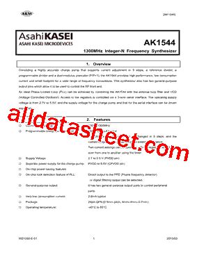 Ak Datasheet Pdf Asahi Kasei Microsystems