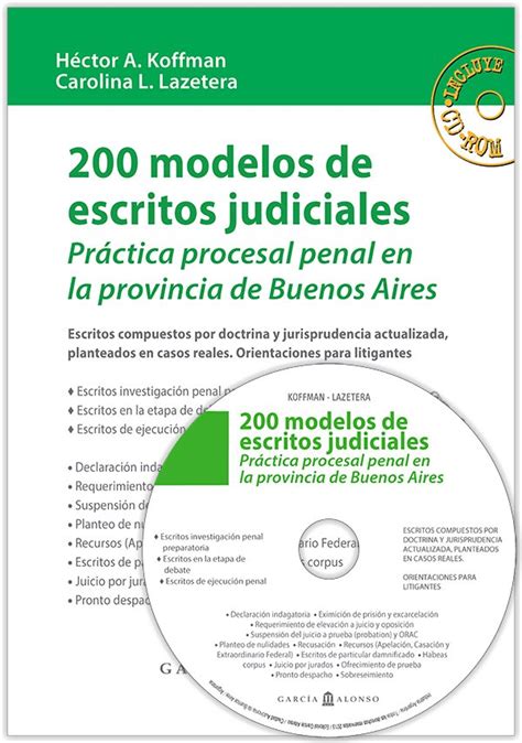 200 Modelos De Escritos Judiciales Pcia Bs As Ccdrom Autores