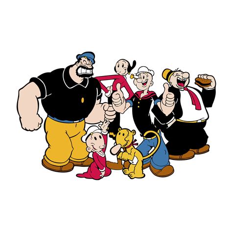 Cartoon illustration of Popeye the sailor boy for editorial format 34983330 Vector Art at Vecteezy