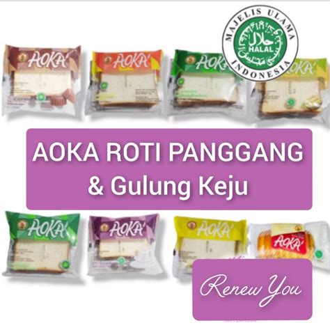 Jual Aoka Roti Panggang Aneka Rasa Gulung Keju Momotaro Dus