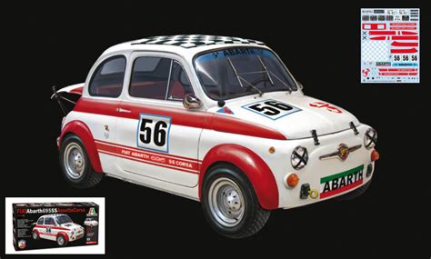 Modellino Auto Modellismo Kit Di Montaggio Italeri FIAT 500 ABARTH 695