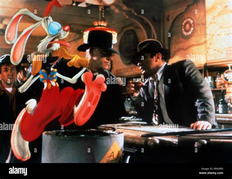 Feb. 13, 2014 - Hollywood, U.S. - WHO FRAMED ROGER RABBIT (1988)..CHRISTOPHER LLOYD, BOB HOSKINS ...