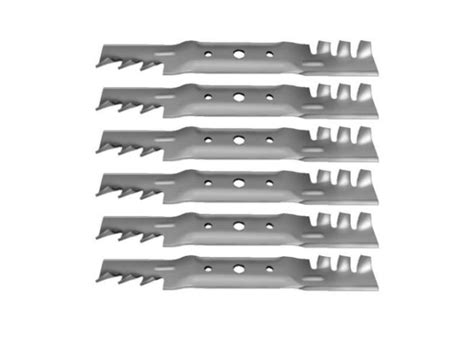 Set Of 6 John Deere L120 L130 48 Gator Mulching Lawn Mower Blades Mowerdeckpartsplus