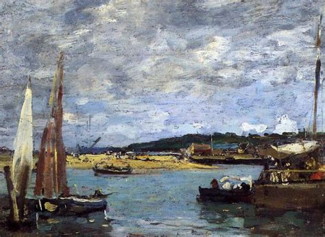 The Ferry To Deauville C 1870 France By Eugene Boudin Artchive