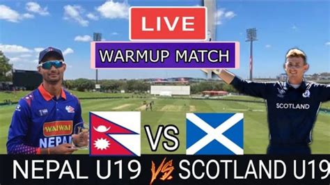 Nepal Vs Scotland U 19 Ii Nepal U 19 Beat Scotland By 7 Wicketsnepal Vs Scotland 2nd Match