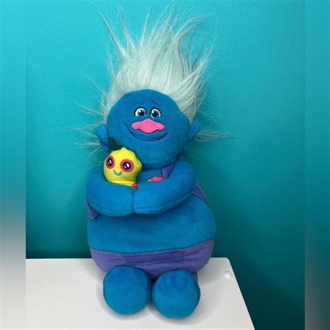 Hasbro Toys Dreamworks Trolls Biggie Hug N Plush Doll W Mr Dinkles