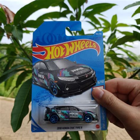 Jual HOTWHEELS HOT WHEELS SUPER TREASURE HUNT THS STH TH 2018 HONDA CIVIC TYPE R HITAM BLACK