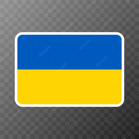 Premium Vector | Ukraine flag official colors and proportion vector ...