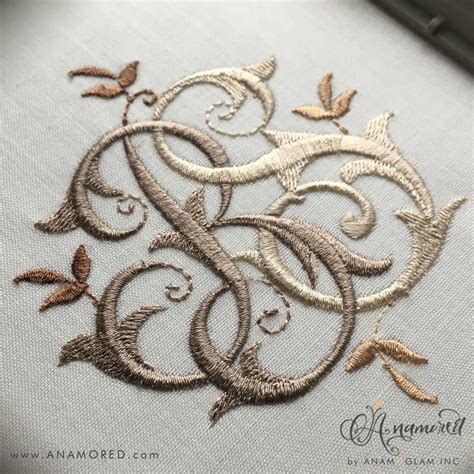 Interlocking B And S Monogram Embroidery Design For Embroidery