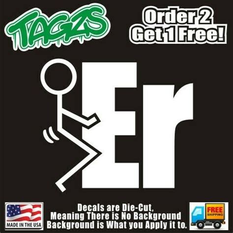 Fu K Er Funny Diecut Vinyl Window Decal Sticker Car Truck Suv Jdm Ebay