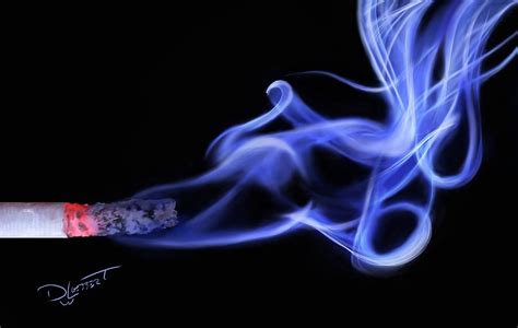 Cigarette Smoke Digital Art by David Luebbert - Fine Art America