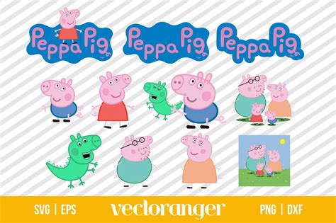 Peppa Pig Svg Bundle Vectoranger