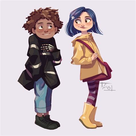 Coraline And Wybie By Luzz On Deviantart Artofit