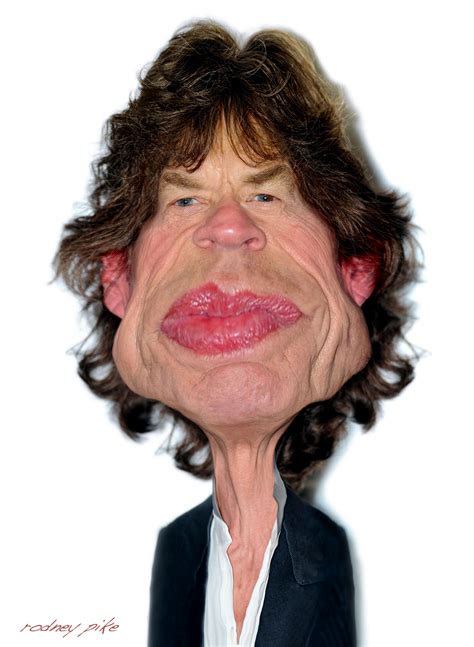 Mick Jagger 2369 x 3223 - Rodney Pike Art