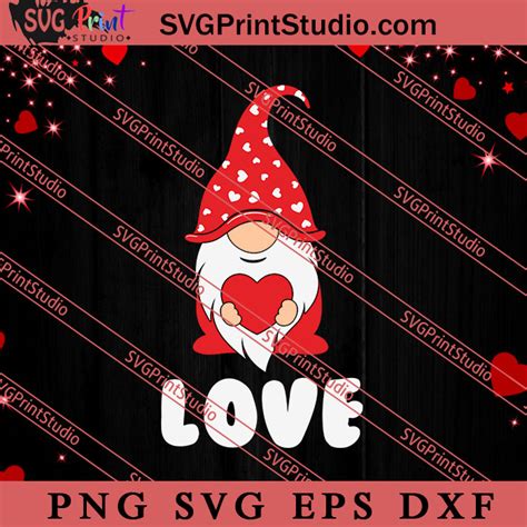 Cute Gnomes Valentine Couple Matching Svg Happy Valentines Day