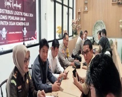 Rapat Koordinasi Pendistribusian Logistik Pemilu 2024 Di Kabupaten OKI