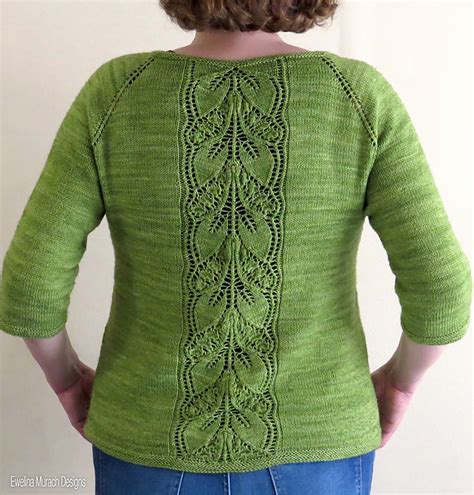 Ravelry Leaf Lace Cardigan Adult Sizes Pattern By Ewelina Murach