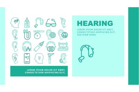 Hearing Equipment Landing Header Vector By Sevector Thehungryjpeg