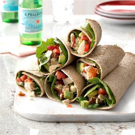 Cobb Salad Wraps Recipe | Taste of Home