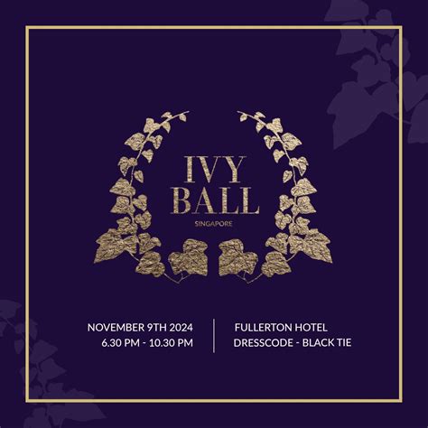 2024 Ivy Ball Columbia University Club Of Singapore