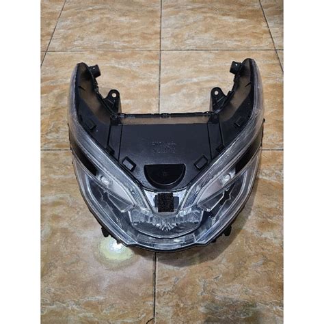 Jual Headlamp Reflektor Lampu Depan Assy Honda PCX 150 Lokal LED