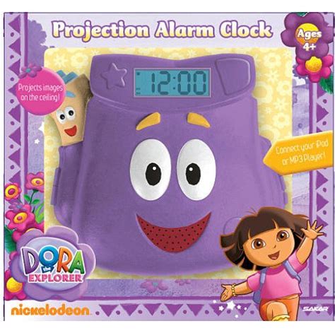 Dora The Explorer Projection Alarm Clock Radio