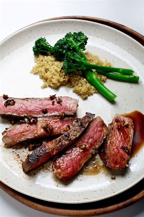 Pan Seared Garlic Rib Eye Steak The Washington Post