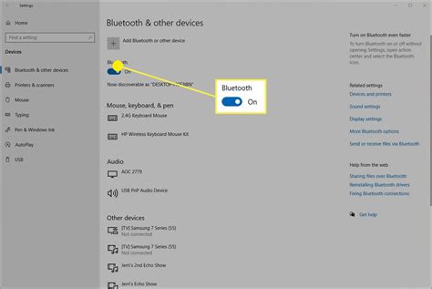 How To Turn On Bluetooth On Windows 10