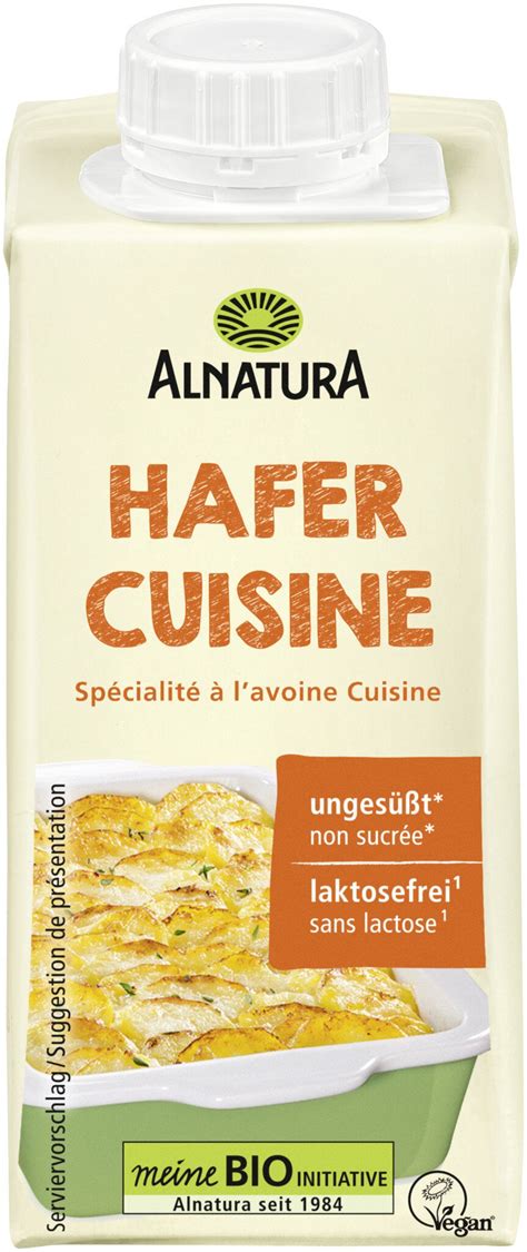 Hafer Cuisine Ml In Bio Qualit T Von Alnatura