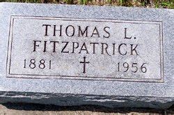 Thomas Leo Fitzpatrick Memorial Find A Grave