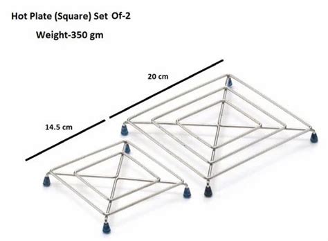 Stainless Steel Trivets Hot Mat Stand Cm And Cm L At Rs Piece In Rajkot