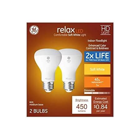 GE Classic 3 Pack 45 W Equivalent Dimmable Daylight R20 LED Light