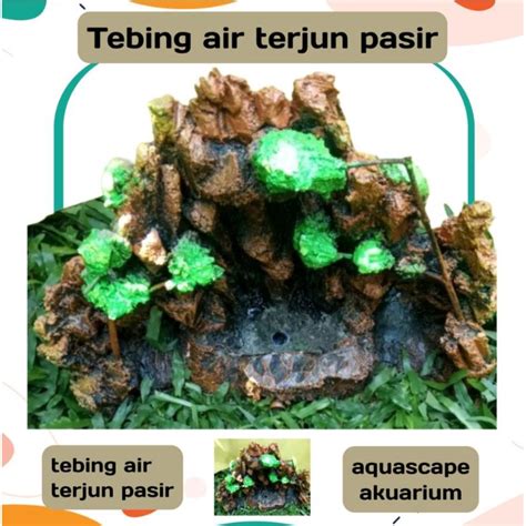 Jual Tebing Air Terjun Pasir Aquascape Akuarium Type 30740 Shopee