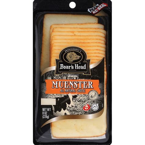 Boar S Head Cheese Muenster All Natural 6 Oz Instacart