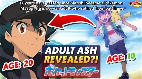 Adult Ash Finally Revealed Will Pok Mon Journeys Reveal Ash Grows Up