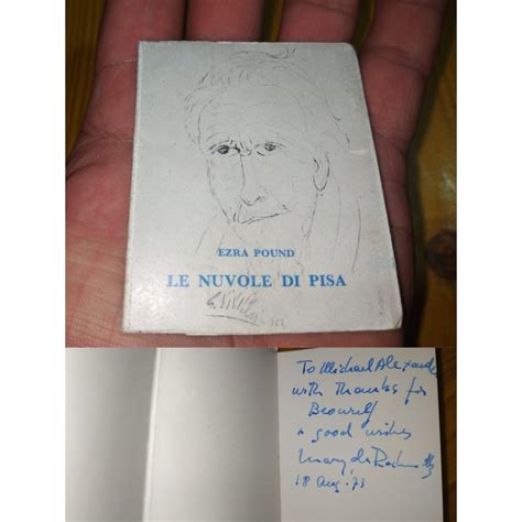 Ezra Pound Le Nuvole Di Pisa Scheiwiller Edizione Privata Tiratura