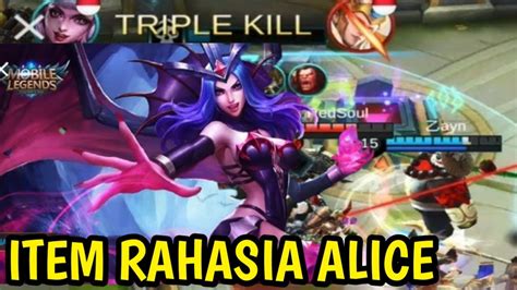 BUILD ALICE TERSAKIT 2021 PALING KEBAL TERKUAT MOBILE LEGENDS YouTube