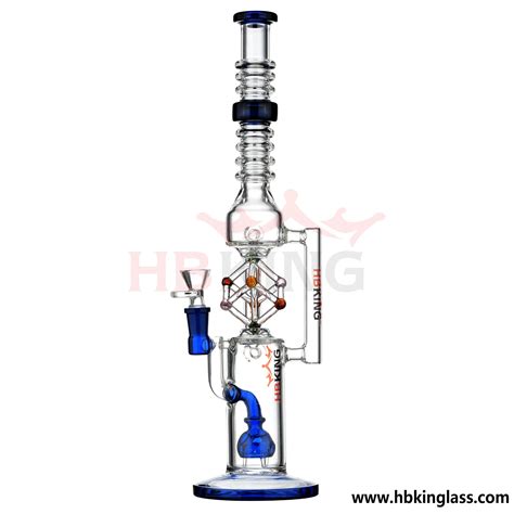 Newest Inliner Perc Straight Tube Moveable Cube Glass Water Pipe China Mini Size Smoking Pipe