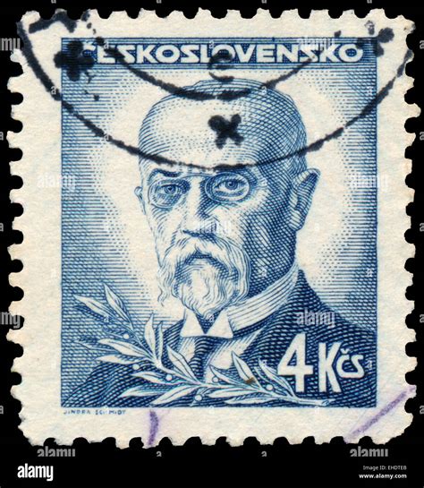 CZECHOSLOVAKIA CIRCA 1945 Stamp Printed By Czechoslovakia Shows