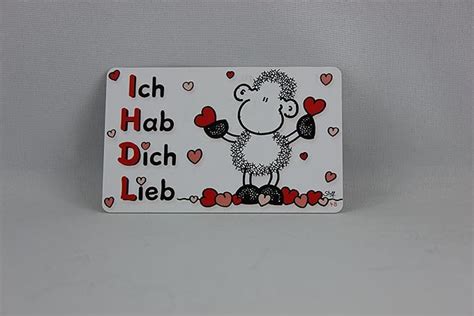 Sheepworld 57137 Pocketcard Nr 38 Schaf Ich Hab Dich Lieb PVC