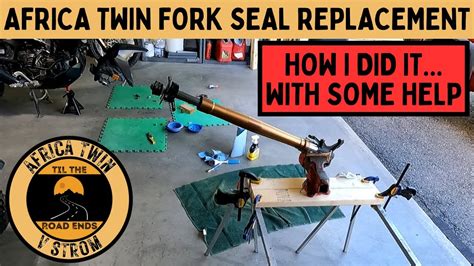 How I Replaced The Fork Seals On My Africa Twin Youtube