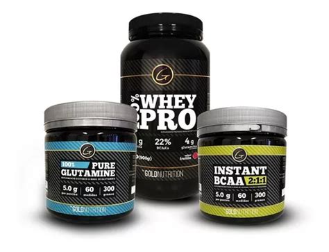 Pack Proteina Whey Pro Lb Glutamina Bcaa Cuotas Sin Inter S