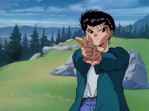 Yu Yu Hakusho Yusuke Urameshi Spirit Gun 4 Blank Template - Imgflip