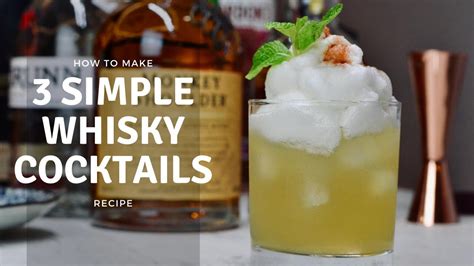 3 Simple Whisky Cocktails to Make at Home during Lockdown (Without ...