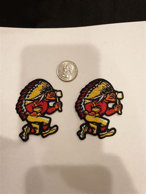 2kansas City Chiefs Embroidered Iron On Patches 25” X 2” Ebay