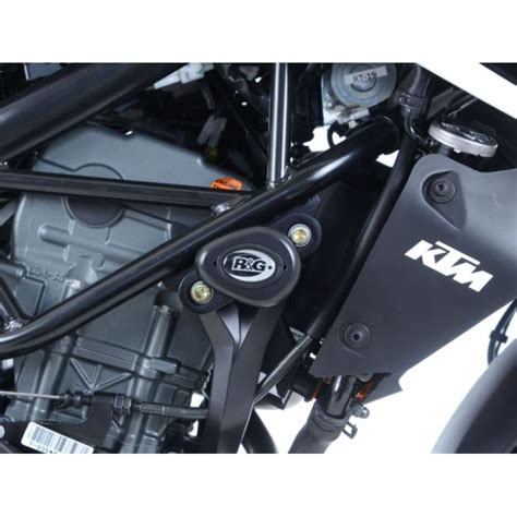 Tampons De Protection R G RACING Aero Noir Pour KTM 125 200 250 Et